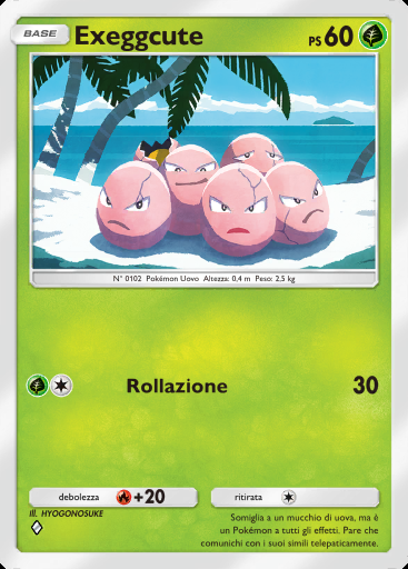 Exeggcute #001 · Guardiani Astrali (A3)