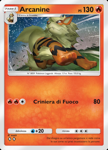 Arcanine #026 · Guardiani Astrali (A3)