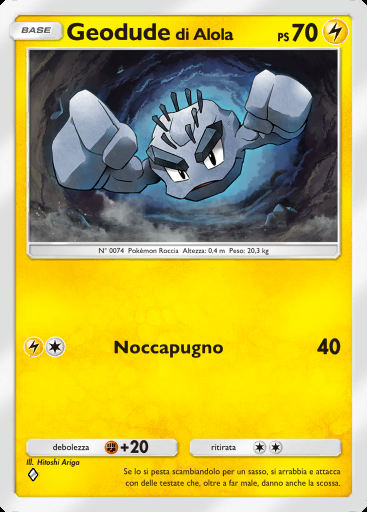 Geodude di Alola #059 · Guardiani Astrali (A3)