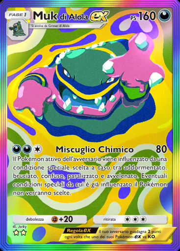 Muk di Alola-ex #206 · Guardiani Astrali (A3)