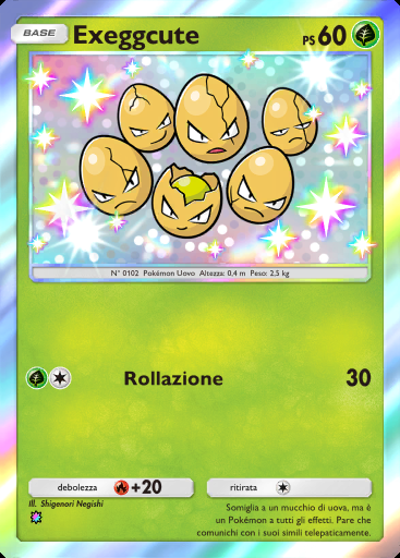 Exeggcute #213 · Guardiani Astrali (A3)