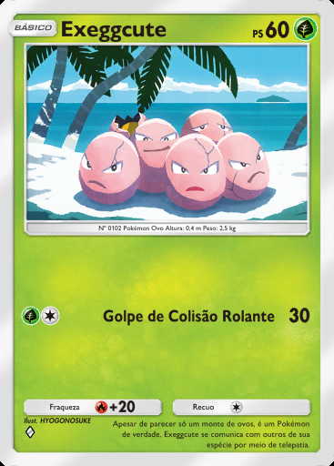 Exeggcute #001 · Guardiões Celestiais (A3)