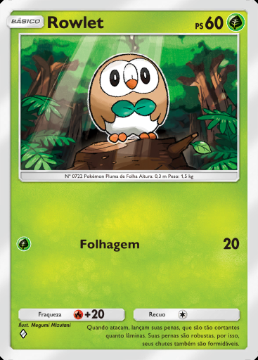 Rowlet #009 · Guardiões Celestiais (A3)