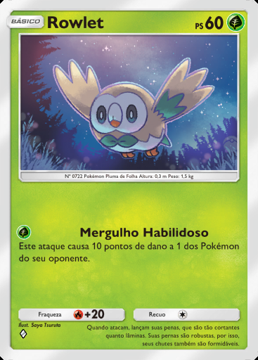 Rowlet #010 · Guardiões Celestiais (A3)