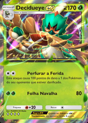 Decidueye ex #012 · Guardiões Celestiais (A3)