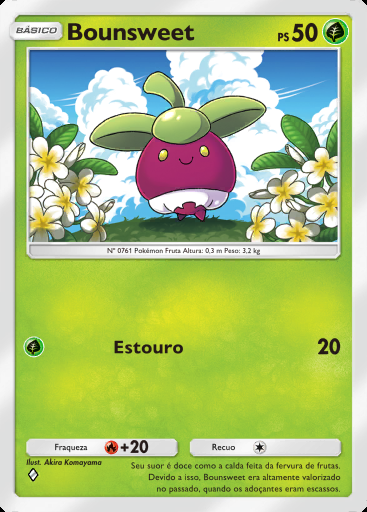 Bounsweet #018 · Guardiões Celestiais (A3)