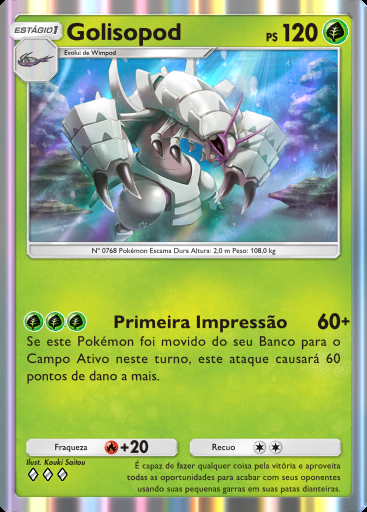 Golisopod #022 · Guardiões Celestiais (A3)
