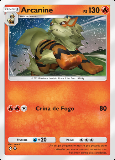 Arcanine #026 · Guardiões Celestiais (A3)