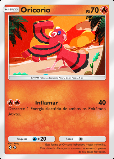 Oricorio #034 · Guardiões Celestiais (A3)