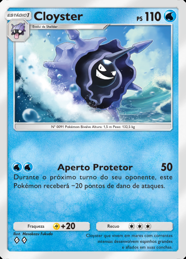 Cloyster #043 · Guardiões Celestiais (A3)