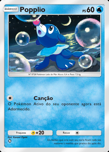 Popplio #045 · Guardiões Celestiais (A3)