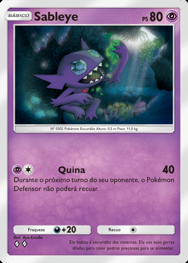 Sableye #070 · Guardiões Celestiais (A3)