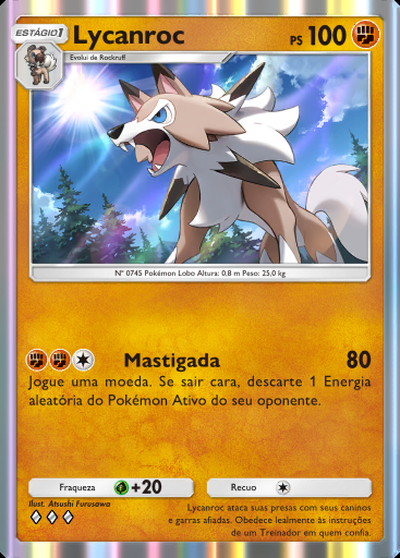 Lycanroc #100 · Guardiões Celestiais (A3)
