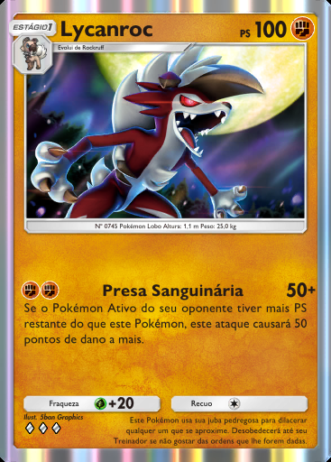 Lycanroc #101 · Guardiões Celestiais (A3)