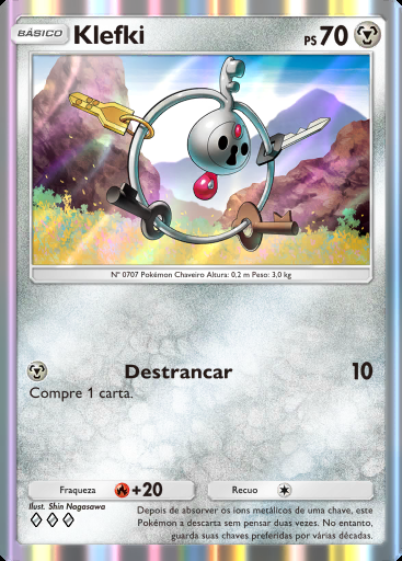 Klefki #121 · Guardiões Celestiais (A3)