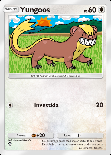 Yungoos #136 · Guardiões Celestiais (A3)