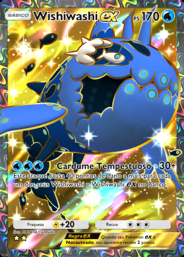 Wishiwashi ex #184 · Guardiões Celestiais (A3)