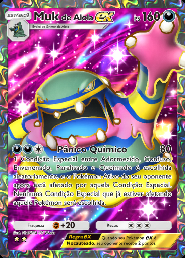 Muk de Alola ex #188 · Guardiões Celestiais (A3)
