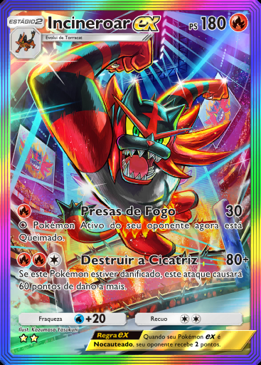 Incineroar ex #200 · Guardiões Celestiais (A3)