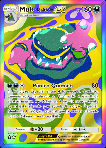 Muk de Alola ex #206 · Guardiões Celestiais (A3)
