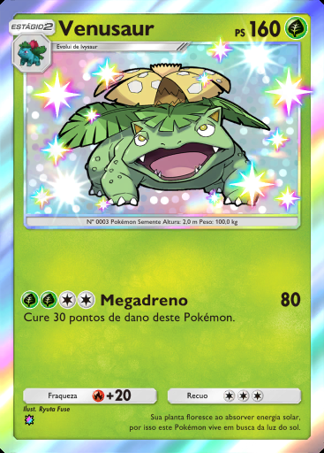 Venusaur #212 · Guardiões Celestiais (A3)