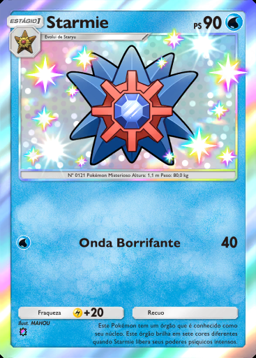Starmie #219 · Guardiões Celestiais (A3)