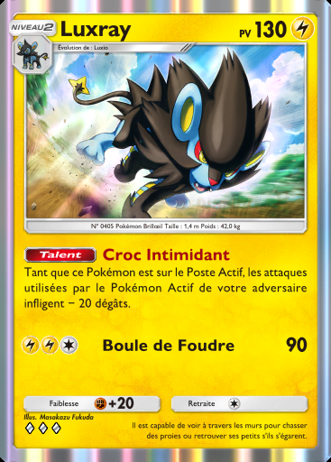 Luxray #015 · Crise Interdimensionnelle (A3a)