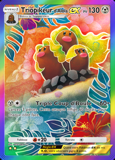 Triopikeur d'Alola-ex #087 · Crise Interdimensionnelle (A3a)