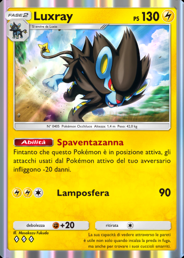 Luxray #015 · Crisi Ultradimensionale (A3a)