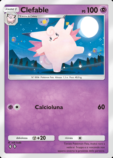 Clefable #023 · Crisi Ultradimensionale (A3a)