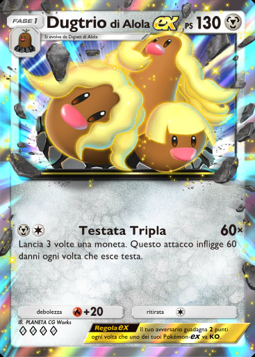 Dugtrio di Alola-ex #047 · Crisi Ultradimensionale (A3a)