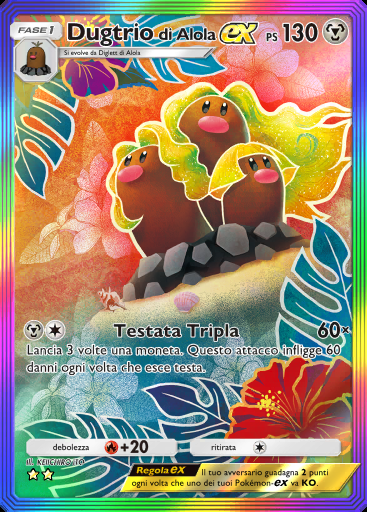 Dugtrio di Alola-ex #087 · Crisi Ultradimensionale (A3a)