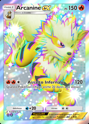 Arcanine-ex #100 · Crisi Ultradimensionale (A3a)
