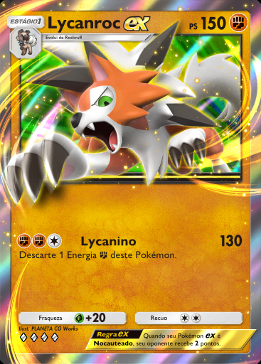 Lycanroc ex #033 · Crise Extradimensional (A3a)