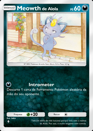 Meowth de Alola #037 · Crise Extradimensional (A3a)