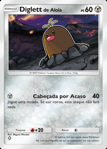 Diglett de Alola #046 · Crise Extradimensional (A3a)
