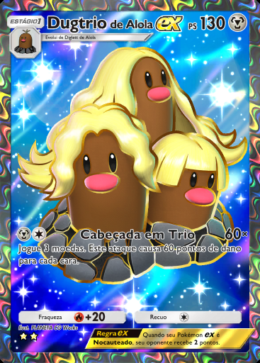 Dugtrio de Alola ex #080 · Crise Extradimensional (A3a)