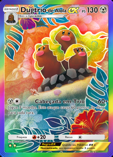 Dugtrio de Alola ex #087 · Crise Extradimensional (A3a)