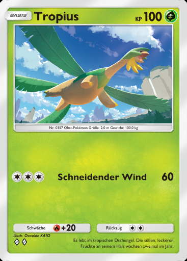 Tropius #001 · Evoli-Hain (A3b)