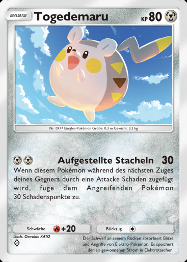 Togedemaru #048 · Evoli-Hain (A3b)