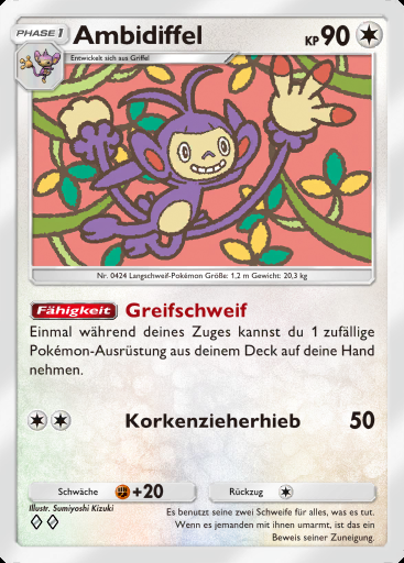 Ambidiffel #059 · Evoli-Hain (A3b)