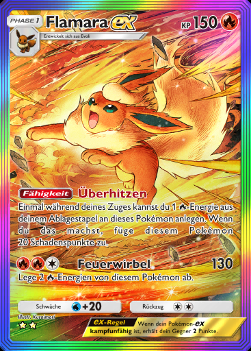 Flamara-ex #087 · Evoli-Hain (A3b)