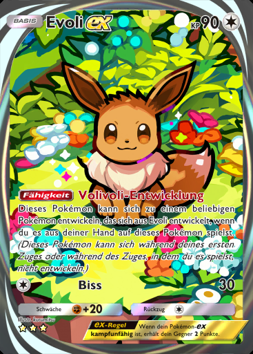 Evoli-ex #092 · Evoli-Hain (A3b)