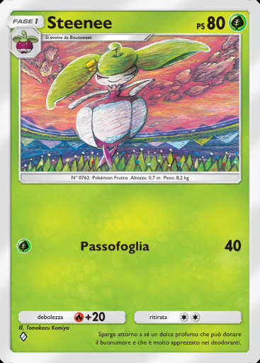 Steenee #004 · Il Bosco di Eevee (A3b)