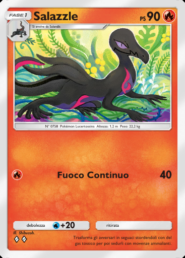 Salazzle #015 · Il Bosco di Eevee (A3b)