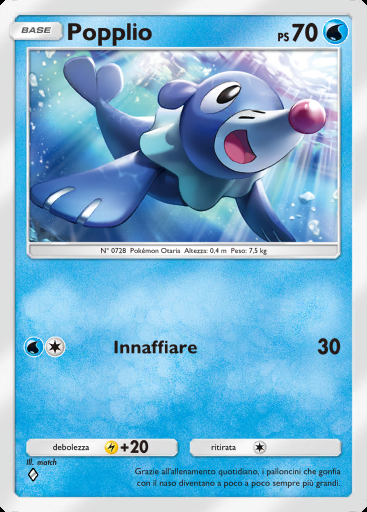 Popplio #022 · Il Bosco di Eevee (A3b)
