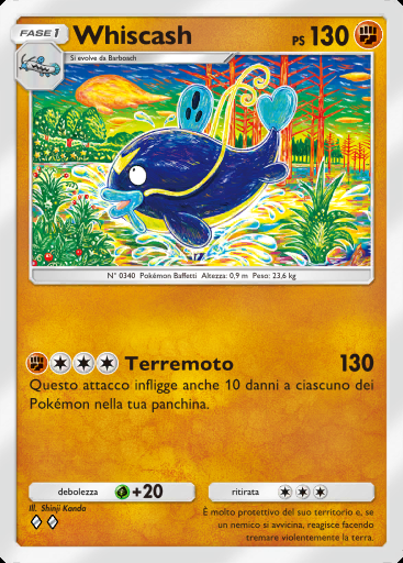 Whiscash #039 · Il Bosco di Eevee (A3b)