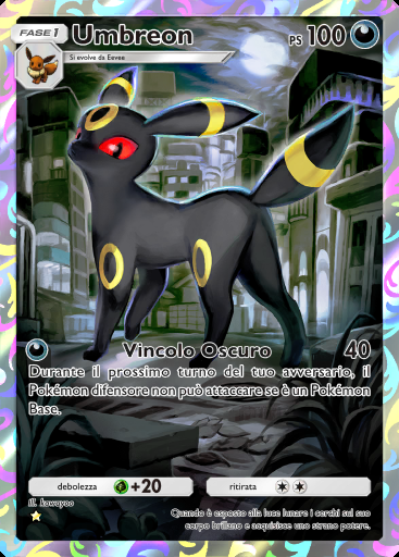 Umbreon #077 · Il Bosco di Eevee (A3b)