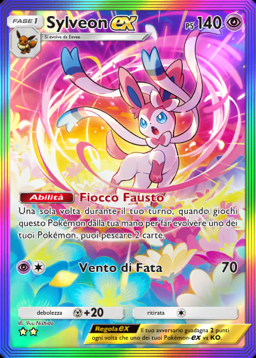 Sylveon-ex #089 · Il Bosco di Eevee (A3b)