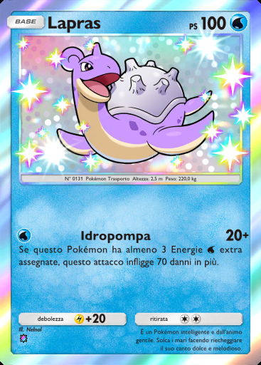 Lapras #094 · Il Bosco di Eevee (A3b)